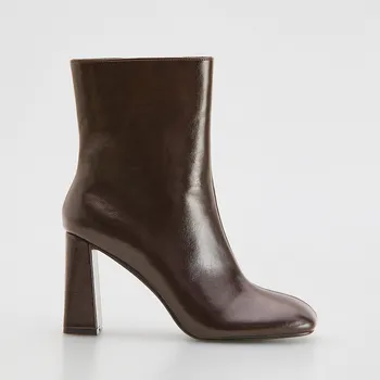 Dámské oblečení Reserved - Boty na podpatku - hnědá - 097FF-99X - 097FF-99X-42