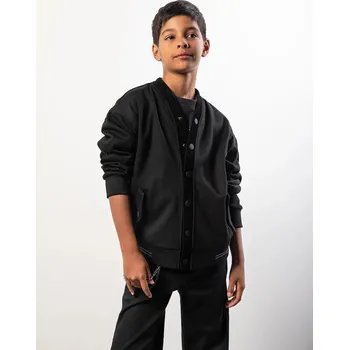 Dívčí oblečení Dětský bavlněný kardigan Coccodrillo ZC5132201EPB černá 99X, vel. 134