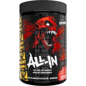Anabolizér Předtréninkový stimulant MUTANT 500g Ovocný Punč Kreatin Citrulin 24 Porcí