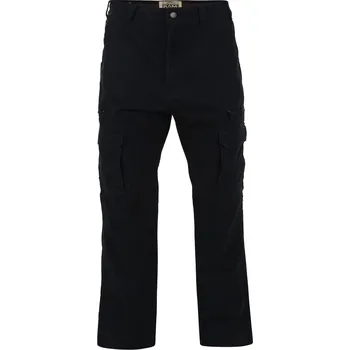 Velké pánské bojové kalhoty s rovnými nohavicemi Kam 118 černé (44R)