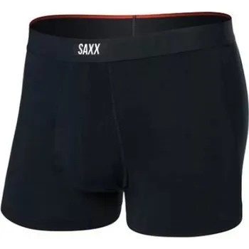 Trenýrky Saxx VIBE XTRA TRUNK FLY black pánské boxerky