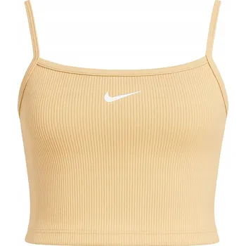 Dámské spodní prádlo Sportovní podprsenka Nike M hnědá