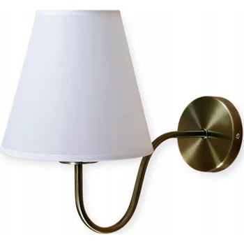 Nástěnné svítidlo Nástěnná lampa ASTORIA, klasický a elegantní styl, stínítko, patice E27, bronzová