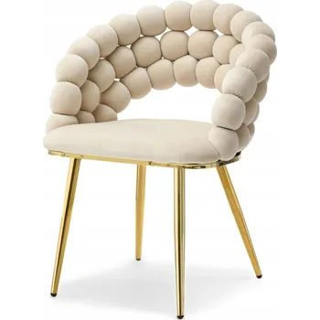 Jídelní židle Židle Mebel-Partner velur béžová 1 ks