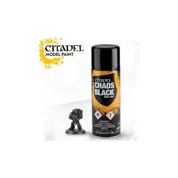 Barva ve spreji Barva ve spreji Citadel Chaos Black - 400ml