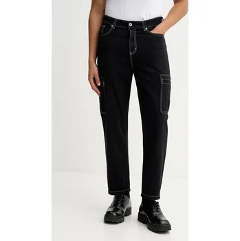 Dámské kalhoty Bavlněné kalhoty Karl Lagerfeld Jeans B1M10025 černá 99X, vel. XL