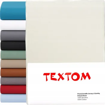 Prostěradlo Prostěradlo s gumičkou Textom bavlna 200 x 140 cm