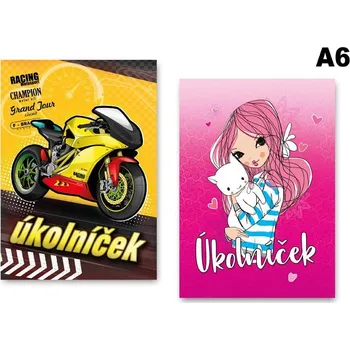 Sešit UNIPAP úkolníček A6 mix 7500623 484728