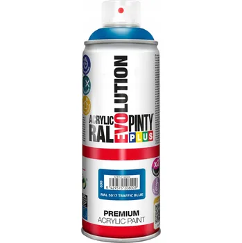 Barva ve spreji PintyPlus Akrylový lak ve spreji RAL 5017 Dopravní modrá Lesklý 400ML