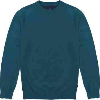 Pánský svetr Velký pánský hladký svetr přes hlavu Double Urban Outfitters KNIT-8019 tyrkysová (6XL)