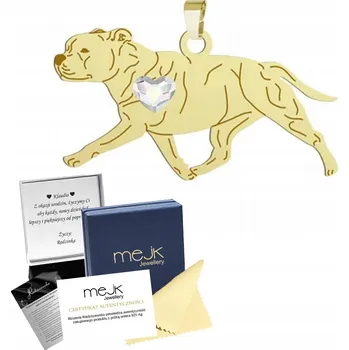 Přívěsek Pozlacený přívěsek Staffordshire Bull Terrier
