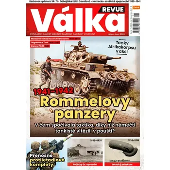 Časopis Válka Revue 1-2/2026 - Rommelovy panzery