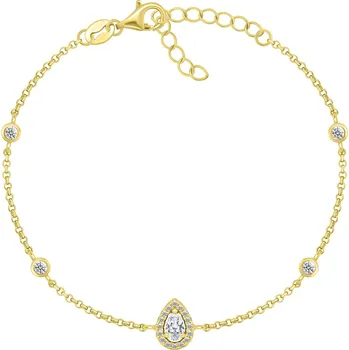 Módní doplněk Brilio Silver Půvabný stříbrný náramek se zirkony BRC125Y + 2 měsíce na vrácení zboží