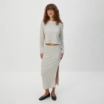 Dámská sukně Reserved - Midi sukně s viskózou - vícebarevná - 993GA-MLC - 993GA-MLC-XL