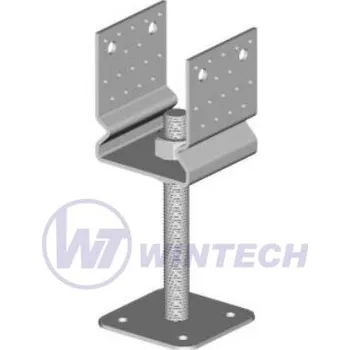 Tesařské kování Patka kotevní 14-07/140x100, M24, 1 ks TFBAA14100B5