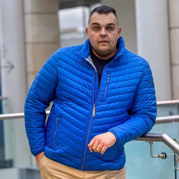 Pánská větrovka Pánská velká celoroční lehká bunda Redpoint Walker modrá (3XL)