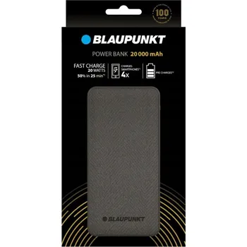 Powerbanka Powerbank Blaupunkt 20000 mAh černý