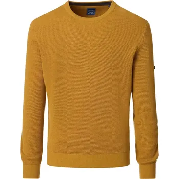 Pánský svetr Velký pánský jednobarevný svetr přes hlavu Redmond 628-406 žlutý (6XL)