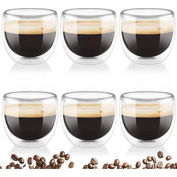 Sklenice Sklenice na latte 80 ml 6 ks