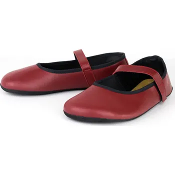 Dámské baleríny Ahinsa Shoes Barefoot balerínky Ananda vínové 35