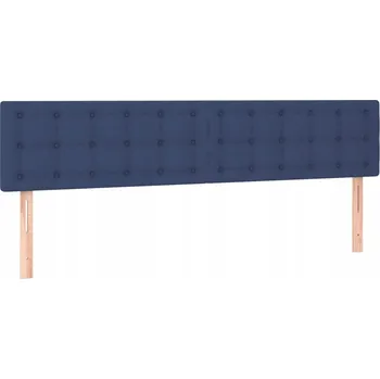 Klasické čelo postele s nastavitelnou výškou, modré, 200x5x78/88 cm