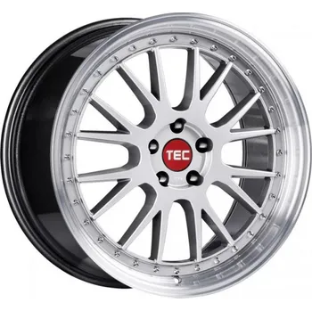 Alu kolo TEC-SPEEDWHEELS Alu kola Tec-Speedwheels GT EVO 8x18 5x100 ET40 Hyper Silver Polished Lip 64