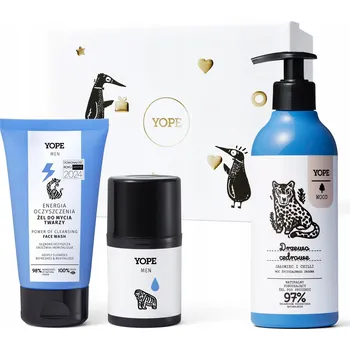 Kosmetická sada YOPE Dárková sada na Valentýna | Sada pánské kosmetiky