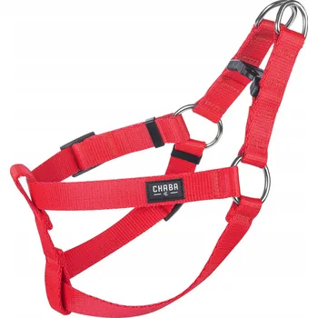 Postroj pro psa CHABA Postroj s nastavitelným popruhem č. 6 - obvod 90 cm červený