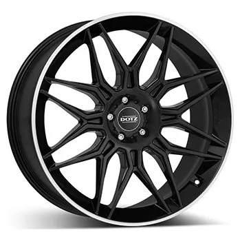 Alu kolo DOTZ Alu Kola Dotz Longbeach 9.5x21 5x112 ET42 Black Glossy / Lim - Polished 70.1