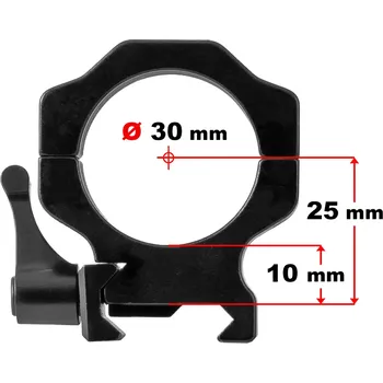 Příslušenství k optickému přístroji Odeon Optics Rychloupínací montáž 30-výška 25