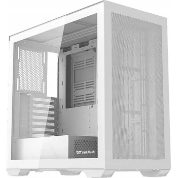 PC skříň Počítačová Skříň DarkFlash DLX4000 GLASS W Midi Tower, bílá