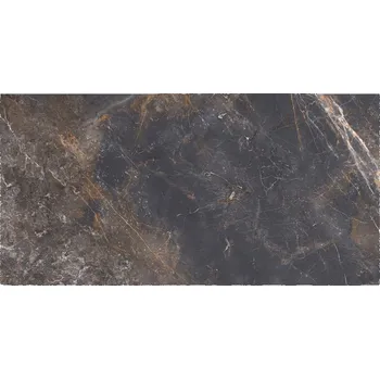 Dlažba Mexen Visby Černý vzorek glazované rektifikované dlaždice G1, podlahová a nástěnná dlaždice, carving - TL428-02-S Obklady a dlažby