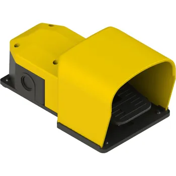 spínaný zdroj PIZZATO Spínač PX10110-M2 nožní žlutý (1NO+1NC), se závitem pro vývodku M20x1,5 PZE-PX10110-M2