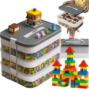 Úložný box Kruzzel Bloková krabice - 3 úrovně 25757