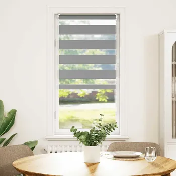 Žaluzie Roleta den a noc / Zebra / Twinroll 80x150 cm šedá Šedá240199