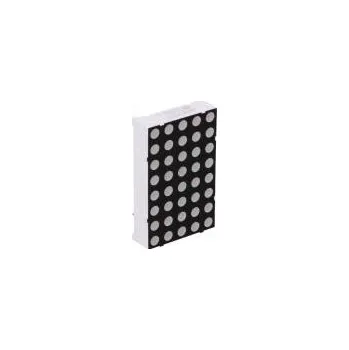 LED páska Zobrazovač LED matice 5x8 červená 6-12mcd katoda 23,4x37,4mm