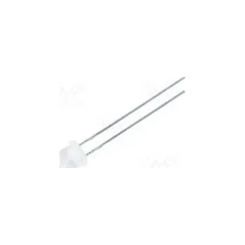 Dioda LED 5mm fialová 45÷68mcd 30° 20mA 3÷3,8V Čelo vypouklé