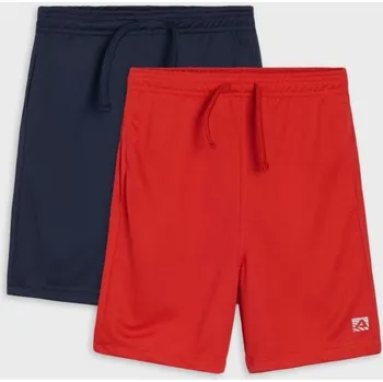 Chlapecké kalhoty Sinsay - Sportovní šortky 2 kusy Active - námořnická modrá - 297AO-59X - 297AO-59X-128
