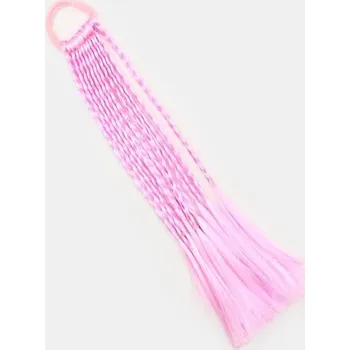 Módní doplněk Sinsay - Gumička do vlasů s umělými copánky - vícebarevná - 8713P-MLC - 8713P-MLC-ONE