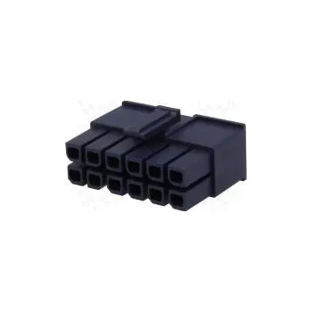 Elektrický konektor Plug wire-wire/PCB female Mega-Fit 5.7mm PIN 12 UL94V-2 23A