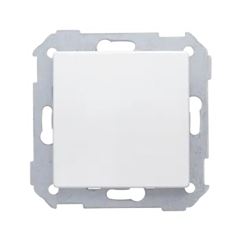 vypínač Kryt zaslepovací s kovovým třmenem, Simon 82 82800-30, bílá