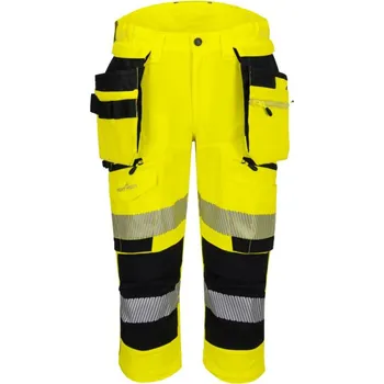 Pánské kalhoty PORTWEST Kalhoty DX402 3/4, pirátské, reflexní POR-DX402