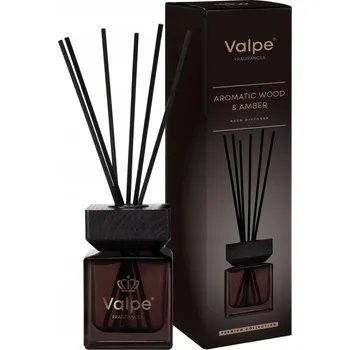 Aroma difuzér Difuzér do 8 týdnů BISPOL Valpe 80 ml AROMATICKÉ JANTAROVÉ DŘEVO