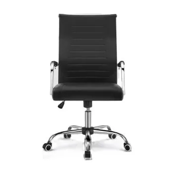Ergonomická kancelářská židle 593108 black nosnost až 136 kg, černá - B YAHEETECH