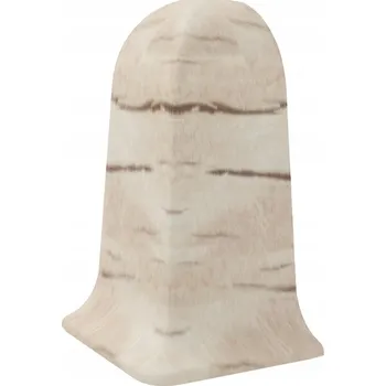 soklová lišta Vnější roh Vilo PVC 4 x 55, délka 10 cm, dub