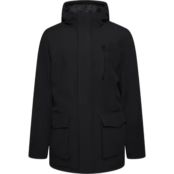 Oblečení a móda Velká teplá pánská softshellová bunda s kapucí Kam KV144 černá (6XL)