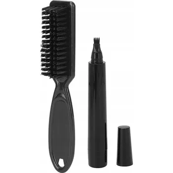 Zahušťovací kartáč na vousy marker tužka na vousy výplňová sada