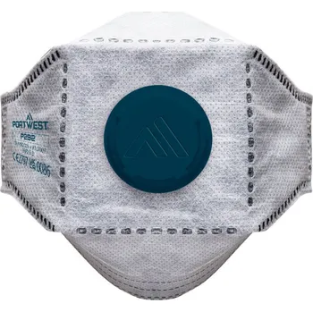 respirátor PORTWEST Respirátor EAGLE FFP2 P292, uhlíkový, skládací, plochý s ventilkem POR-P292
