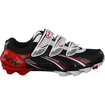 Pánské cyklistické tretry Cyklistické boty Northwave Sparta MTB vel 42 red white black
