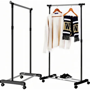 Věšák Stojací věšák Retoo černý, šedý